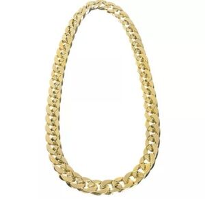 Big Gold Chain Necklace for a Costume